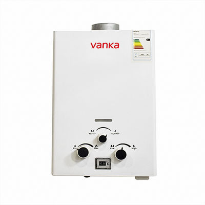 Wand gemonteerd LPG draagbare rookgas waterverwarmer met zuurstofvrij koper