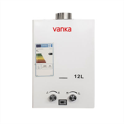 Digitale gaswarmwaterverwarming met elektrische ontsteking