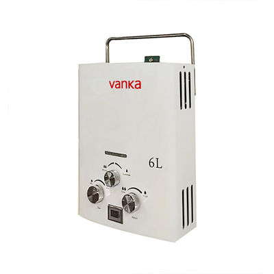 6L draagbare tankloze propaanwaterverwarmer op aanvraag Warmwateroplossing voor buitencamping