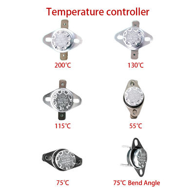 KSD301 Bimetallische thermostaat 250V 10A Multi-temperatuurwarmte-schakelaar