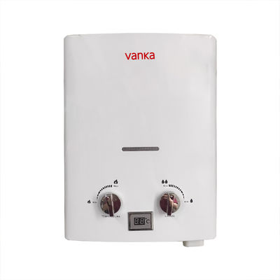 6L Draagbare Buiten Dual-Knop Directe-Uitlaat Aardgas Waterverwarmer