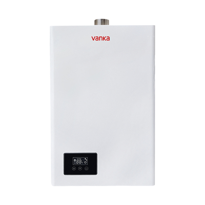 Witte 16L Digitale Thermostatische Gasboiler met Enkelvoudig Rookkanaal Ontwerp Energiebesparend en Stille Werking