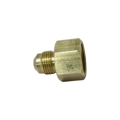 Gasbuis van koper met een recht aansluiting voor keukenkachels