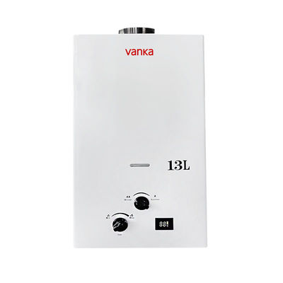 13L rookgas waterverwarmer met elegant zwart scherm en knop voor moderne huizen