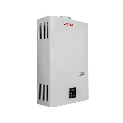 CE-gecertificeerde moderne 13L rookgaswarmwaterverwarmer LPG schoorsteen stijl