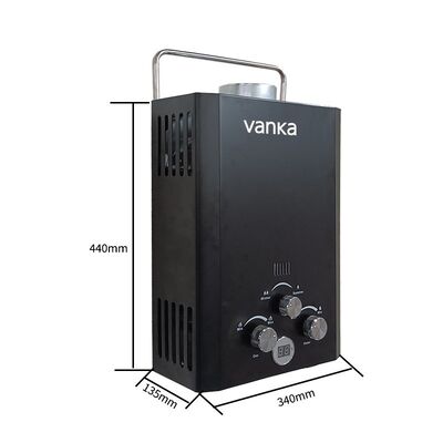 Roestvrijstalen 12KW Rookgaswaterverwarmer Moderne Stijl Voor Douche Thuis Hotel Appartement En Commercieel Gebruik