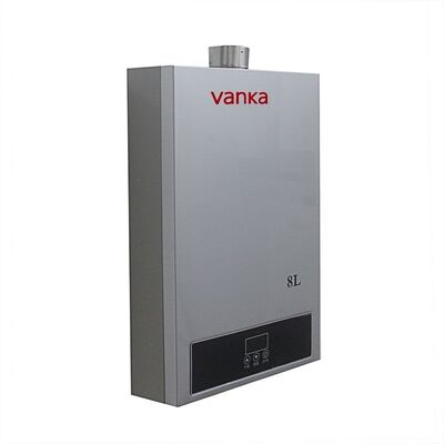 Draagbare 8 liter gas geiser automatische temperatuurregeling binnen waterverwarmer