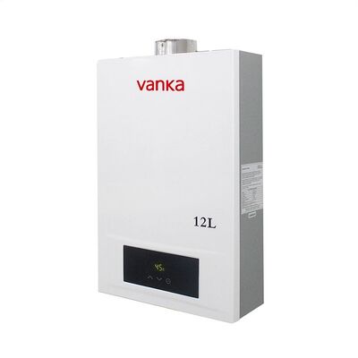 Geheel huis thermostaat gecontroleerd binnenshuis gas waterverwarmer gedwongen ventilatie ontwerp