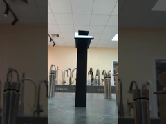 Installatie van het dek Ruimtebad van roestvrij staal Koel en warm water kraan