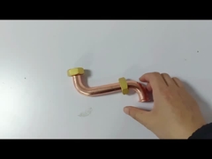 Koperen verbindingsstukken en koperen ellebogen voor gaswaterverwarmers